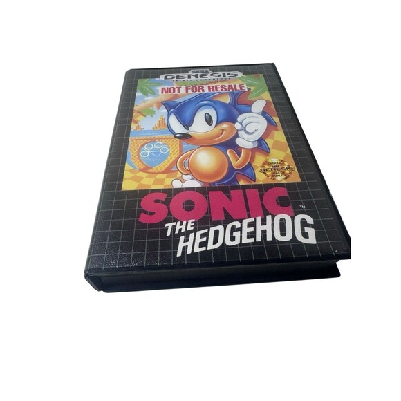 Sonic the Hedgehog (Sega Genesis, 1991) CIB Complete Not for Resale - Picture 2 of 10